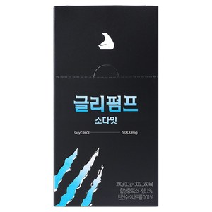 잠백이 글리세롤 글리펌프 소다맛 30p, 390g, 1개