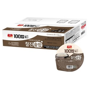 양반 100밥 찰진솥밥, 200g, 16개