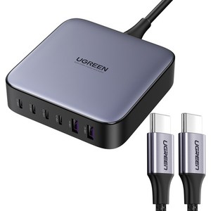 유그린 넥소드 6포트 200W GaN PD PPS 멀티 고속충전기