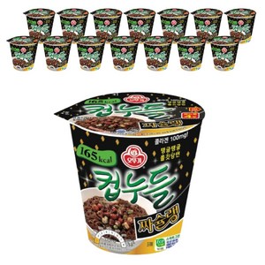 오뚜기컵누들 짜슐랭 41g, 15개