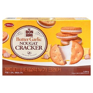 비비카 본아미 버터갈릭 누가 크래커, 1kg, 1개
