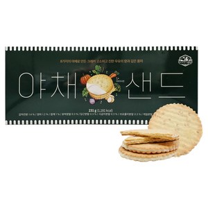 아침미소목장 야채샌드, 231g, 1개