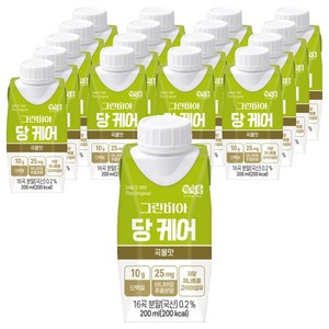 그린비아 당케어 곡물맛, 200ml, 18개