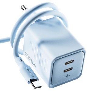 코드웨이 50W 초고속 충전기 + 100W C to C 타입 충전 케이블 2m 세트