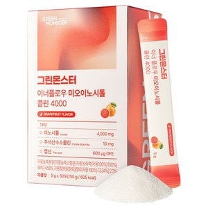 그린몬스터 이너플로우 미오이노시톨 콜린 4000 30p, 150g, 1개