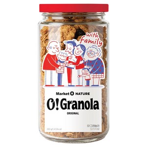 마켓오네이처 오그래놀라 오리지널 시리얼, 280g, 1개