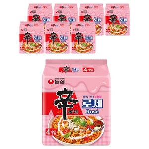 신라면 로제 134g, 32개