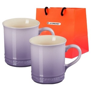 르크루제 시애틀 머그 400ml + 쇼핑백S, 블루벨퍼플, 2개
