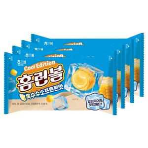 해태제과 홈런볼 옥수수콘크림맛, 39g, 4개