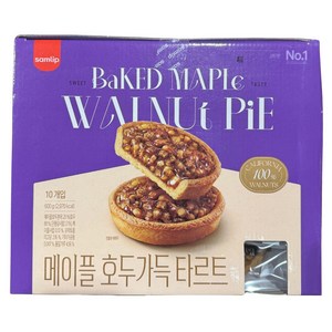 삼립 메이플 호두가득 타르트 10p, 600g, 1개