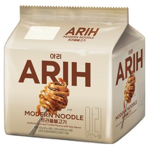 팔도 아리 모던누들 트러플불고기 130g, 4개