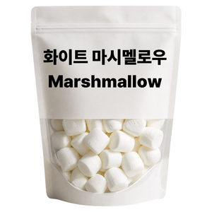 프리미엄 화이트 마시멜로우, 1kg, 1개