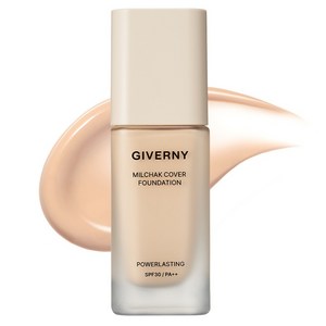 지베르니 밀착 커버 파운데이션 30ml, 21호라이트베이지, 1개