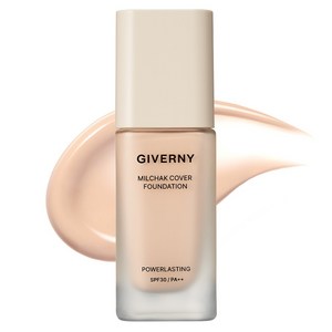 지베르니 밀착 커버 파운데이션 30ml, 21C 쿨 베이지, 1개