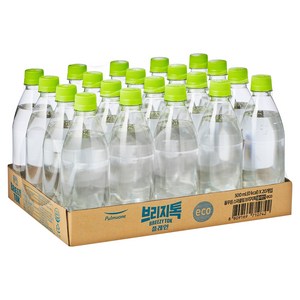 브리지톡 풀무원 탄산음료 플레인 eco 무라벨, 500ml, 20개