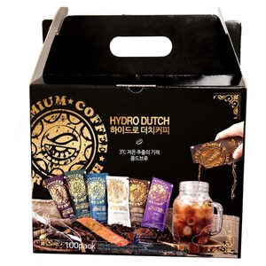 하이드로더치 콜드브루 커피 원액 스틱 4종 x 25p 세트 30ml, 커피 4종, 1세트