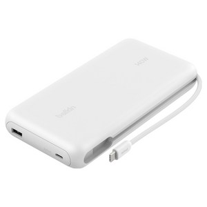 벨킨 울트라차지 프로 USB C 케이블 일체형 140W AVS 노트북 고속 충전 보조배터리 25000mAh