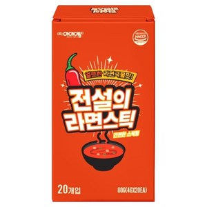 아이엠소스 전설의 라면 스틱, 80g, 1개