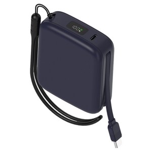 어반어스 PD 22.5W 고속충전 C타입 케이블 일체형 미니 큐브 보조배터리 10000mAh