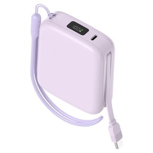 어반어스 PD 22.5W 고속충전 C타입 케이블 일체형 미니 큐브 보조배터리 10000mAh
