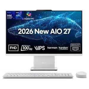 레노버 2026 아이디어센터 AIO 27ILL11 코어Ultra7 인텔 14세대