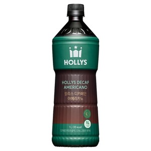 할리스 디카페인 아메리카노, 1L, 1개