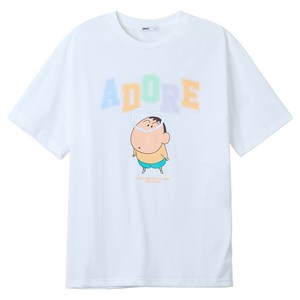 스파오 남녀공용 짱구 반팔 티셔츠 SPRLF37U11
