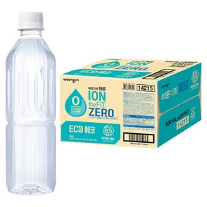 이온더핏 제로 무라벨, 500ml, 20개