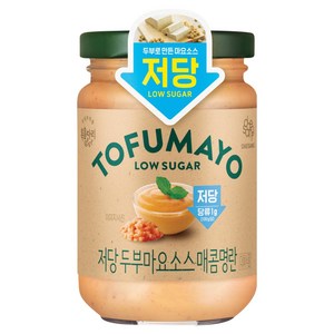 복음자리 저당 두부마요소스 매콤명란, 185g, 1개