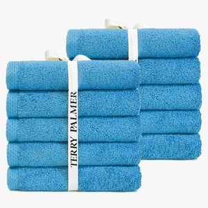 테리파머 호텔 수건 200g 30수 면사, 리틀보이 블루, 10개