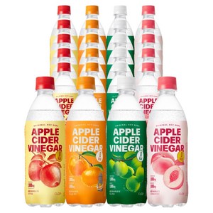클룹 애사비소다 오리지널 500ml x 6p + 제주감귤 500ml x 6p + 매실 500ml x 6p + 신비복숭아 500ml x 6p 세트