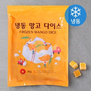 망고 다이스 (냉동), 1kg, 1개