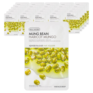 더페이스샵 갈아만든 녹두 마스크시트, 1개입, 30개