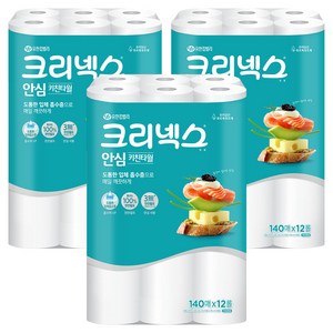 크리넥스 안심 천연펄프 키친타월, 140매, 36개