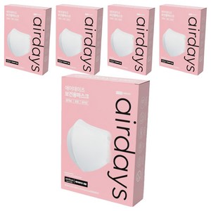 에어데이즈 보건용 마스크 새부리형 C타입 중형 KF94, 10개입, 화이트, 5개