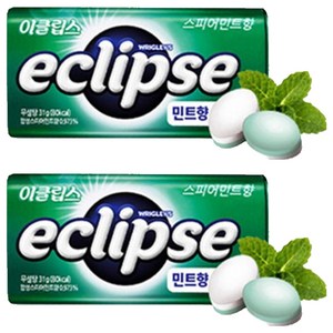 이클립스 스피아민트향 캔디, 34g, 2개