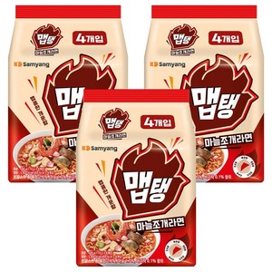 맵탱 마늘조개라면 110g, 12개, (4개입 X 3팩)