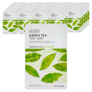 더페이스샵 갈아만든 녹차 마스크시트, 1개입, 30개