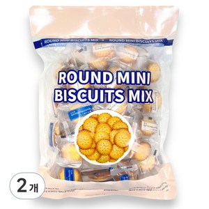 쟈보 라운드 미니 비스킷 믹스, 500g, 2개