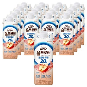 뉴케어 올프로틴 사과맛 프로틴 워터, 350ml, 18개