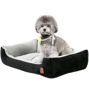 딩동펫 소프트 터치 방석, 블랙, S(55 x 45 ..., 1개