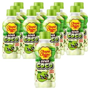츄파춥스 사우어코코 청사과 음료, 240ml, 12개