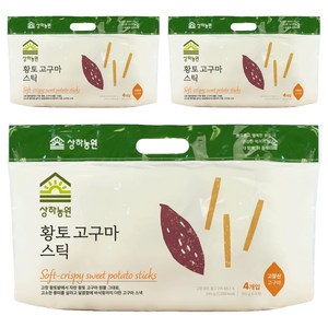 상하농원 고창 황토고구마 스틱, 60g, 12개