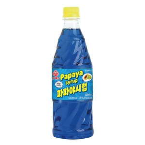 오뚜기 오쉐프 파파야시럽, 1kg, 1개