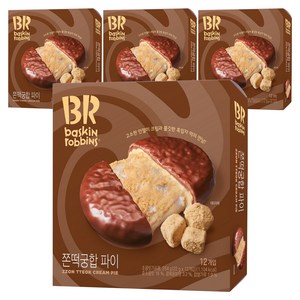 배스킨라빈스 쫀떡궁합 파이, 264g, 4개