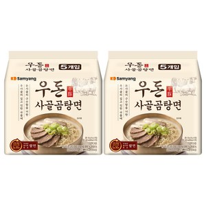 삼양 우돈 사골곰탕면 110g, 10개, (5개 X 2봉)