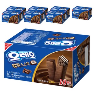 오레오 웨하스 스틱 초코, 150g, 8개