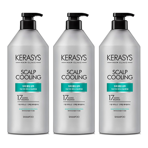 케라시스 두피 쿨링 단백질 샴푸, 980ml, 3개