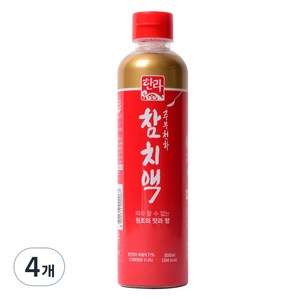 한라식품 참치액, 500ml, 4개