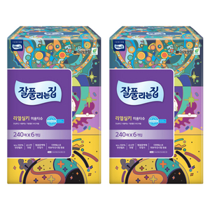 잘풀리는집 천연펄프 미용티슈 2겹, 240매입, 12개